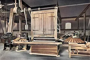 Mary Evans (colourised): BREAD-MAKING PLANT