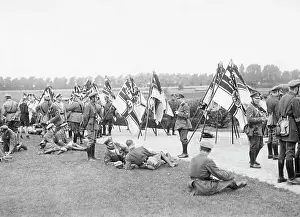 Grunewald: Break during a reserve duty training exercise