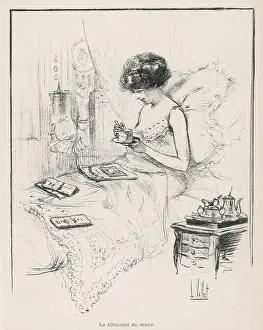 Enjoys: BREAKFAST IN BED 1908