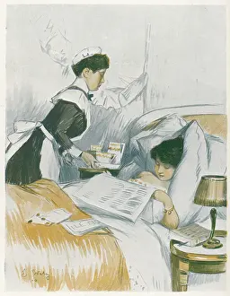 Maidservant: BREAKFAST IN BED 1910