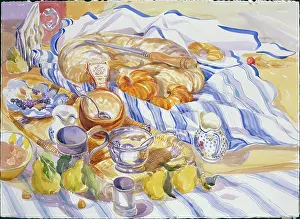 Cloths: Breakfast Bread and Croissants