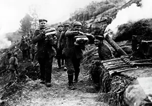 Loafs: Breakfast in a German trench, 1915