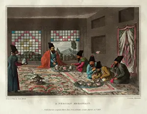 Panes: Breakfast in a Persian house