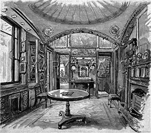 Soane: Breakfast Room, Sir John Soane's Museum, London 1884
