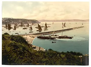 Brixham: Breakwater, Brixham, England