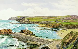 Bude: The Breakwater, Bude, Cornwall