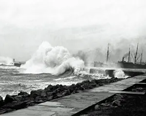 Breakwater: Breakwater at Colombo, Ceylon (Sri Lanka)