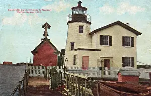 Breakwater: Breakwater Light, Newport Harbour, Rhode Island, USA