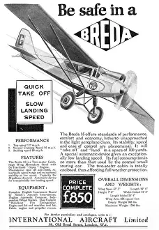 Societa: Breda 15 Light Aircraft