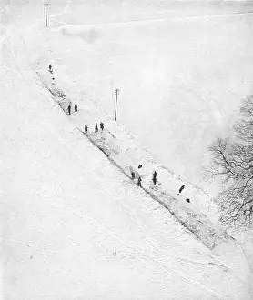 Drifts: Bredhurst isolated by snow in 1947