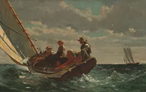 Bsloc1606: Breezing Up (A Fair Wind), by Winslow Homer