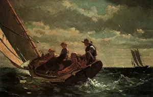 Choppy: Breezing Up, by Winslow Homer