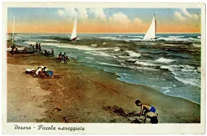 Breezy: A breezy day on the beach, Pesaro, Italy