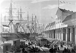 Bremerhafen: BREMERHAFEN, DOCKS 1871