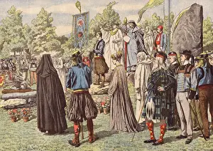 Britanny: Breton bards hold fete, 1906