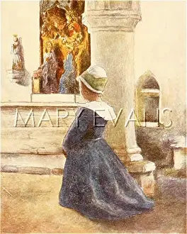 Devotions: BRETON GIRL PRAYING