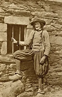 Pleated: Breton peasant, Brittany, Northern France
