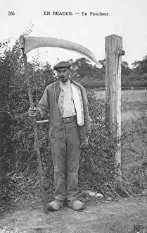 Beauce: Breton Reaper with gigantic Scythe