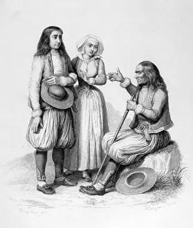 Storyteller: A Breton storyteller 1847