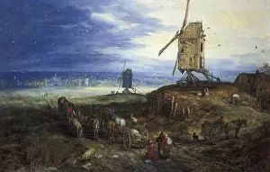 Bruegel: Breugel, Jan, The Elder, Landscape with Windmills