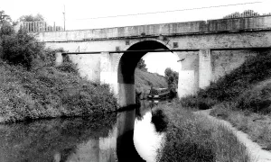 Brewood: Brewood, the Canal and Bridge c1965