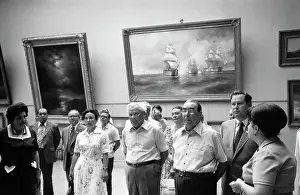 Aivazovsky: Brezhnev visiting Feodosia