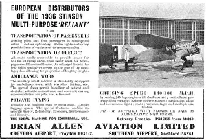Stinson: Brian Allen Aviation : Distributors