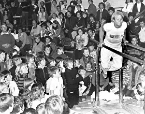 Dips: Brian Jacks at Carn Brea Leisure Centre, Redruth, Cornwall
