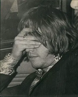 Possessing: Brian Jones, pop musician, The Rolling Stones, arrested