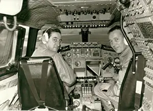 Cochrane: Brian Trubshaw (left) BAC Concorde chief test pilot