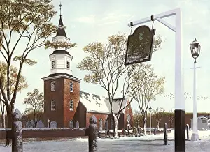 Dian: Brick Church in Winter