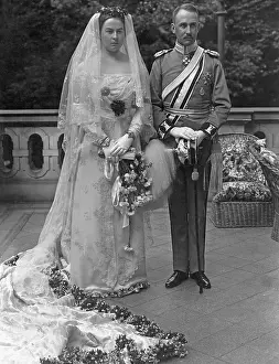 Marry: Bridal couple Heinrich XXXIII Reuss zu Koestritz