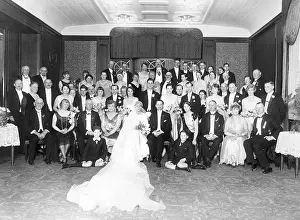 Gathers: Bridal party, 1930