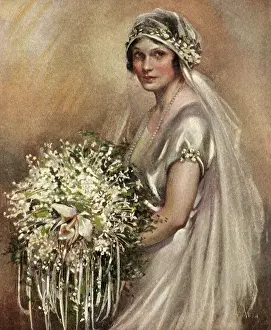Nuptials: Bride and Bouquet