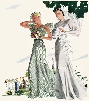 Nuptials: Bride and Bridesmaid