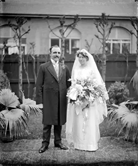 Ouside: Bride and Father