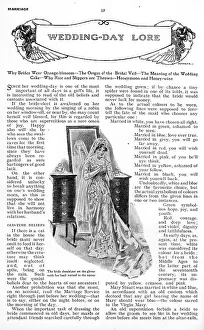 Marriages: A bride getting ready for her wedding day