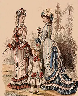 Weddings: Bride in Gown with Bridesmaid