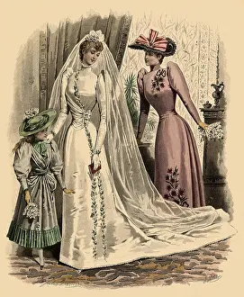 Nuptials: Bride, Maid of Honor and Bridesmaid