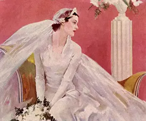 Nuptials: Bride in Wedding Gown