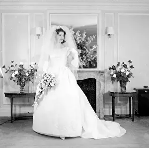 Veils: The bride at the Wendy Cuddon Wedding
