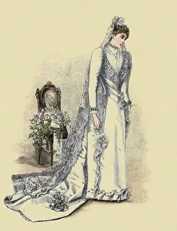 Nuptials: Bride in White Gown