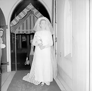Veils: The bride at the Yateman Biggs Wedding