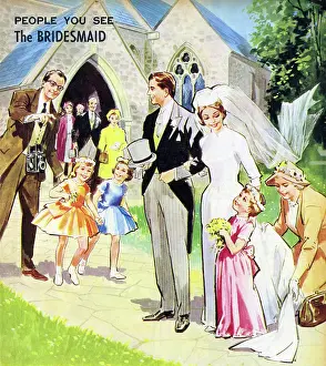 Look & Learn Nursery Material: The Bridesmaid