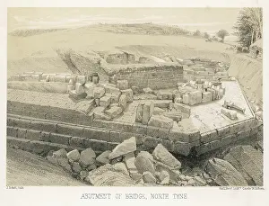 Chesters: BRIDGE ABUTMENT - N.TYNE