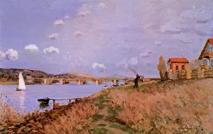 Argenteuil: Bridge at Argenteuil, by Alfred Sisley