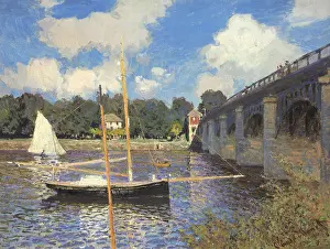 Argenteuil: The Bridge at Argenteuil, by Monet