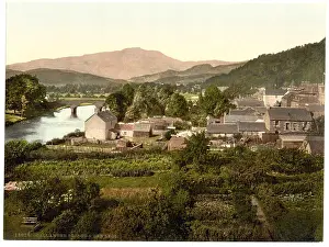Callander: Bridge and Ben Ledi, Callander, Scotland