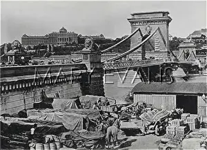 Buda: BRIDGE AT BUDAPEST