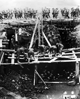Ludendorff: Bridge construction at the Western Front, 1918